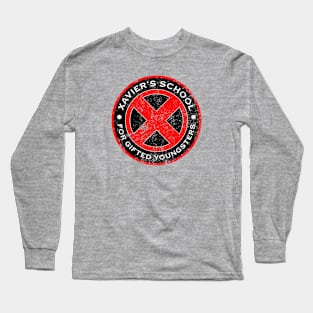 XAVIER'S SCHOOL - RED Long Sleeve T-Shirt